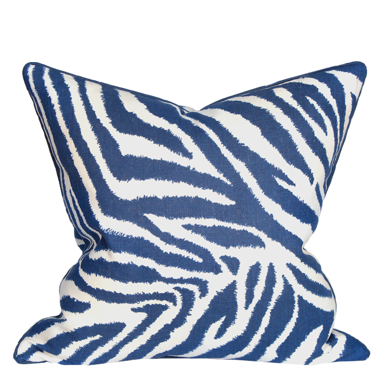 zebra bolster pillow